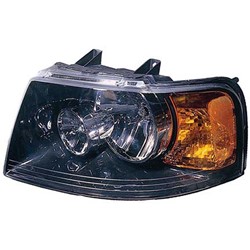 FORD TRUCKS & VANS EXPEDITION HEAD LAMP ASSY RIGHT (Passenger Side) (BLACK BEZEL)(W/OFF ROAD PKG) OEM#6L1Z13008CA 2003-2006 PL#FO2503198