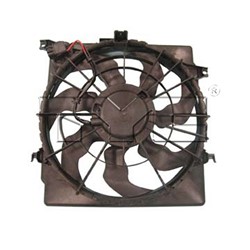 HYUNDAI SONATA RADIATOR & A/C FAN ASSEMBLY (2.0L)(TURBO)(SINGLE FAN) OEM#253803Q280 2011-2013 PL#KI3115135