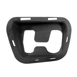 GM TRUCKS & VANS TAHOE (CHEVY) FRONT BUMPER TOW HOOK OPNG COVER RIGHT (Passenger Side)(W/ROUND FOG)(WO/OFFROAD) **CAPA** OEM#15893977 2007-2014 PL#GM1029103C