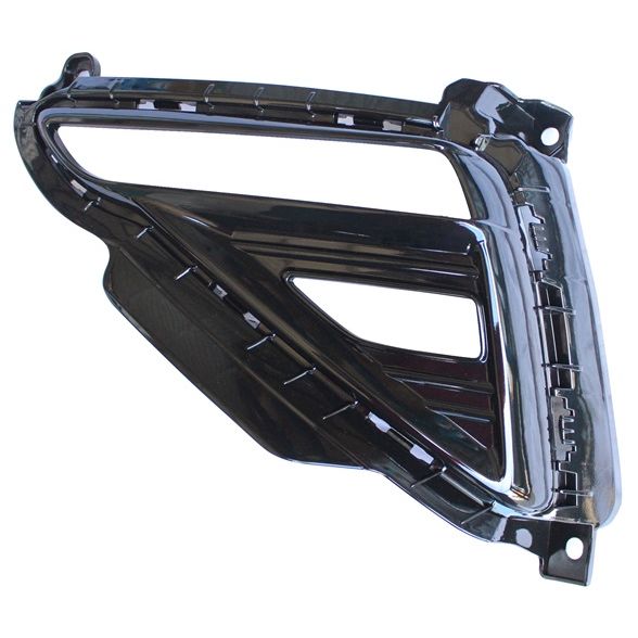 KIA FORTE SEDAN REAR BUMPER INSERT RIGHT (Passenger Side) PTD-BLACK (EXC FE) **CAPA** OEM#86662M7010 2019-2021 PL#KI1139101C
