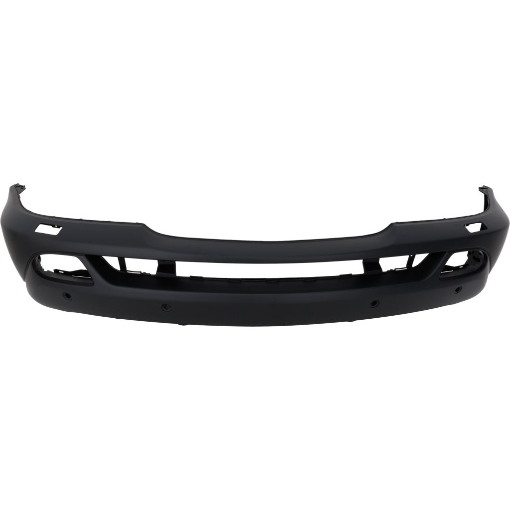 MERCEDES-BENZ ML-CLASS (163) FRONT BUMPER COVER PRIMED (W/RECT FOG)(W/PARK)(W/WASHER) OEM#1638804870 2002-2005 PL#MB1000165