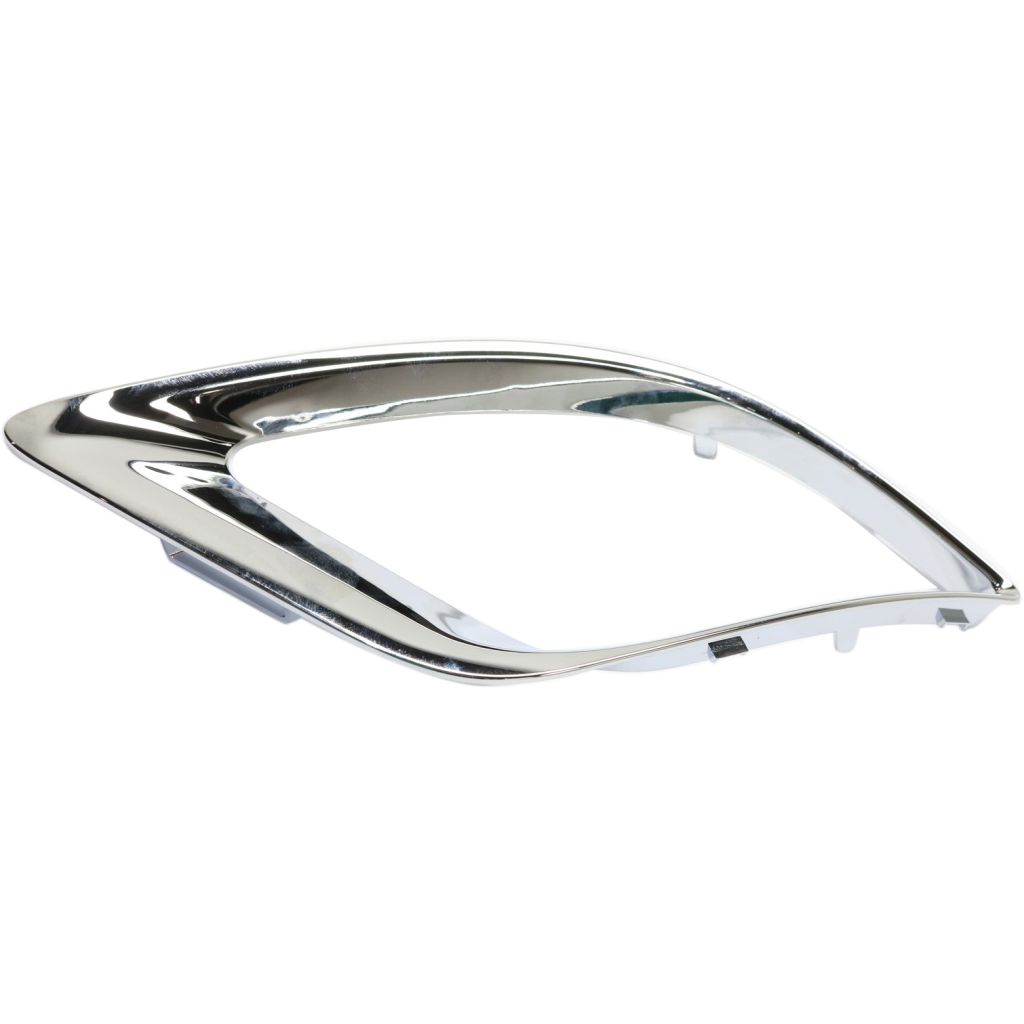 DODGE TRUCKS & VANS DURANGO FOG LAMP COVER OUTER MOLDING LEFT (Driver Side) CHROME (2PC BUMPER CVR) OEM#5113745AB 2014-2020 PL#CH1038163