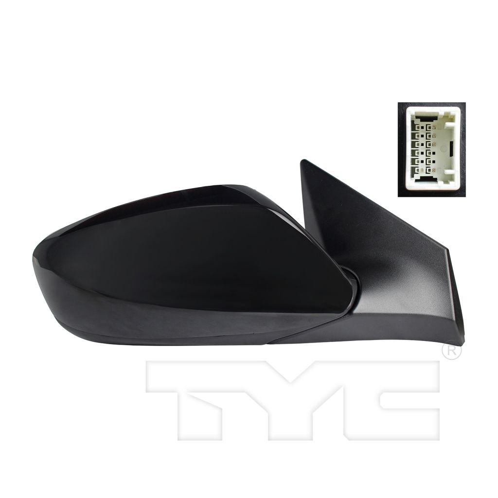 HYUNDAI ELANTRA SEDAN DOOR MIRROR RIGHT (Passenger Side) POWER/HEATED (W/O SIGNAL) OEM#876203X680 2014-2016 PL#HY1321208
