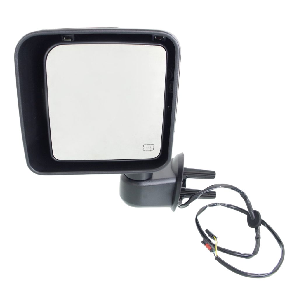 JEEPVEHICLE WRANGLER (JK) DOOR MIRROR LEFT (Driver Side) PWR/HTD (CHROME) OEM#68249845AC 2015-2018 PL#CH1320391