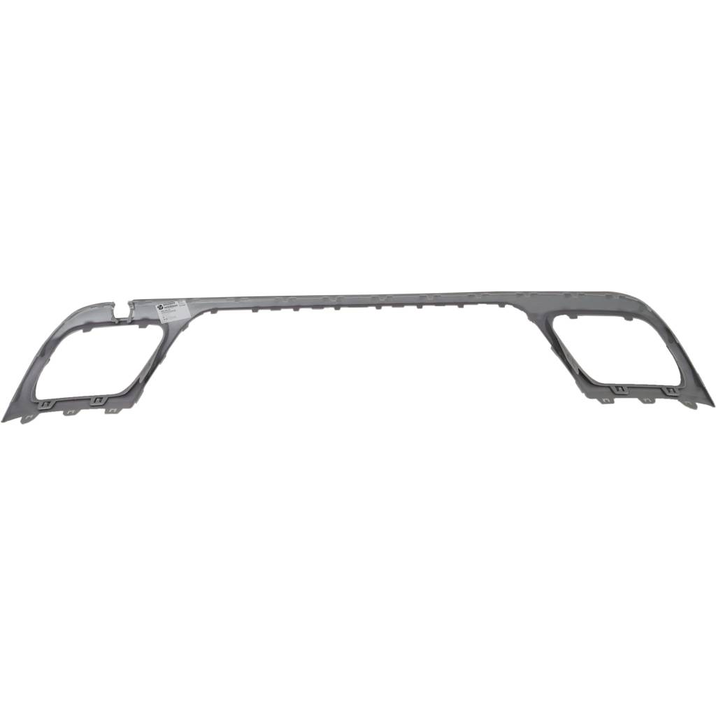 VOLKSWAGEN ATLAS REAR BUMPER LOWER CENTER TRIM SILVER (WO/R-LINE PKG) **CAPA** OEM#3CN807568AV3 2018-2020 PL#VW1195115C
