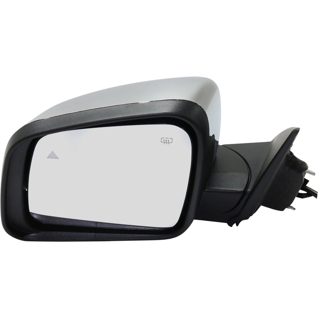 DODGE TRUCKS & VANS DURANGO DOOR MIRROR LEFT (Driver Side) PWR/HTD/SIGNAL/MEMORY (W/BSD)(CHROME) NO DIMMING OEM#68237575AF-PFM 2011-2022 PL#CH1320420