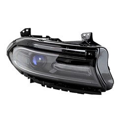 DODGE CHARGER HEAD LAMP ASSEMBLY RIGHT (Passenger Side) (HALOGEN) (W/LED DRL) OEM#68294430AF 2016-2017 PL#CH2503296