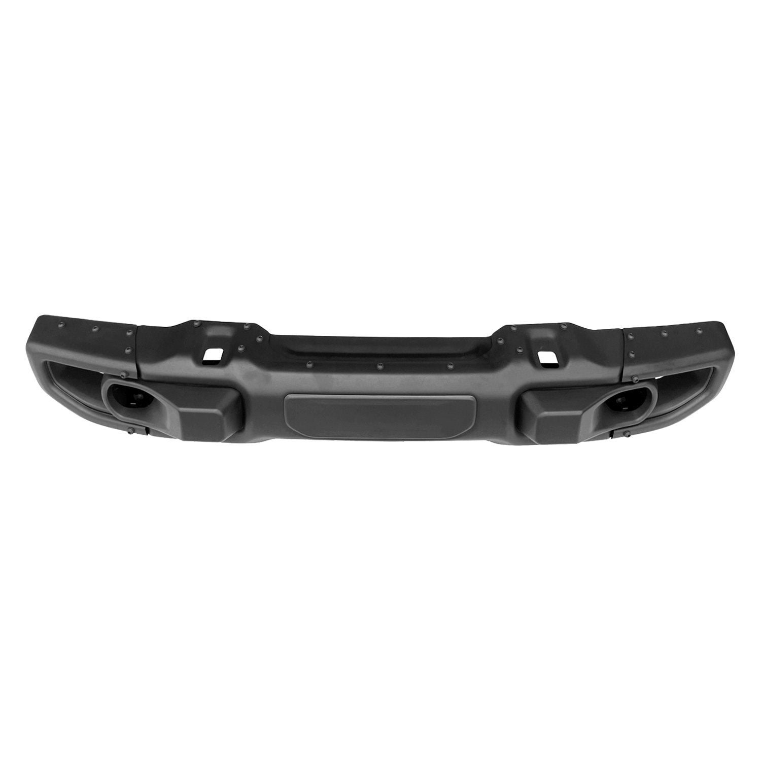 JEEPVEHICLE WRANGLER PLUG-IN FRONT BUMPER ASSY BLACK (STEEL)(MOAB)(RUBICON W/STEEL BMP) OEM#68293891AB-PFM 2021-2024 PL#CH1003121