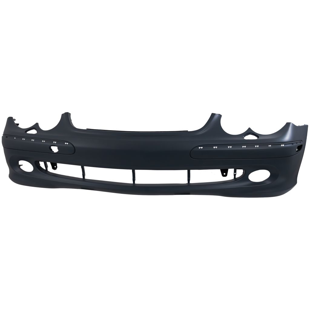 MERCEDES-BENZ CLK-CLASS (209) (EXC 03 CONV) FRONT BUMPER COVER PRIMED (W/WASHER(WO/SENSOR)(W/O SPORT)(EXC CLK63) OEM#2098850625 2003-2005 PL#MB1000194