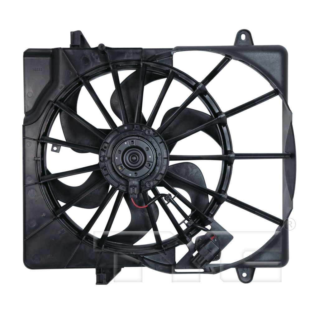 DODGE TRUCKS & VANS NITRO RADIATOR & A/C FAN ASSEMBLY (SINGLE FAN) OEM#68003974AB 2007-2011 PL#CH3115153