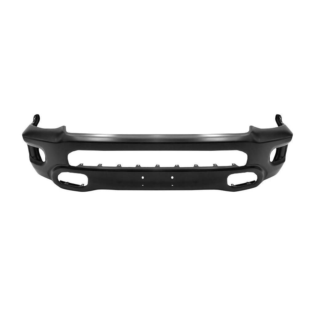 DODGE TRUCKS & VANS DODGE/PU (R1500) FRONT BUMPER BLACK (EXC REBEL/TRAX) OEM#5ZB41TZZAD 2019-2022 PL#CH1002406