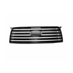 SUBARU FORESTER GRILLE BLACK W/SILVER MLDGS (EXC MESH) OEM#91121SA082 2006-2008 PL#SU1200136