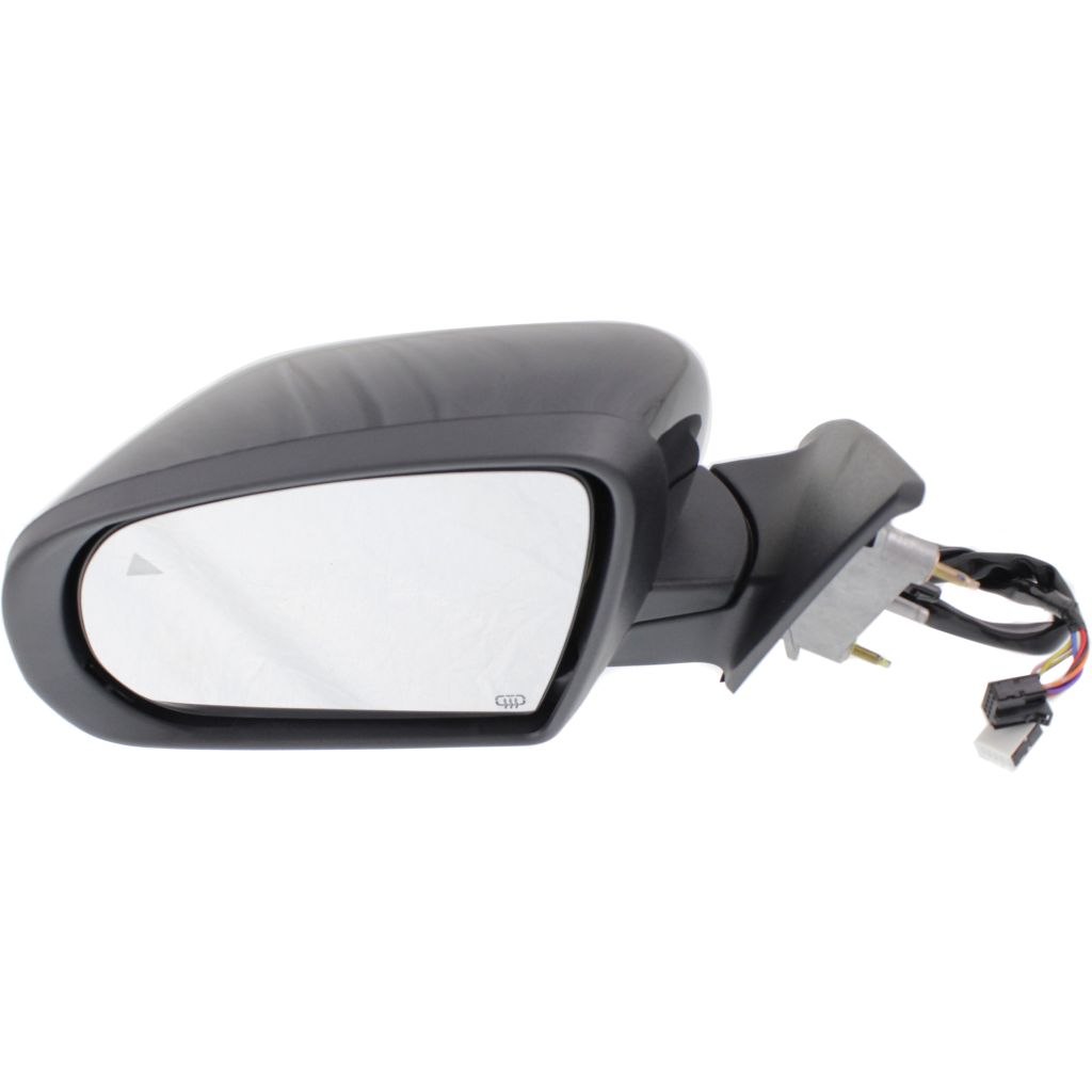 JEEPVEHICLE CHEROKEE DOOR MIRROR LEFT (Driver Side) PWR/HTD/SIGNAL/PUDDL (W/BSD)(WO/MEMORY)(MAN-FOLD)(PTM) OEM#1UV67TZZAD 2014-2018 PL#CH1320428