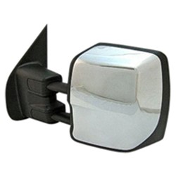 NISSAN(DATSUN) NV1500/2500/3500 DOOR MIRROR LEFT (Driver Side) POWER/HEATED (CHROME CVR)(DUAL ARM) OEM#963021PA3E-PFM 2012-2021 PL#NI1320222