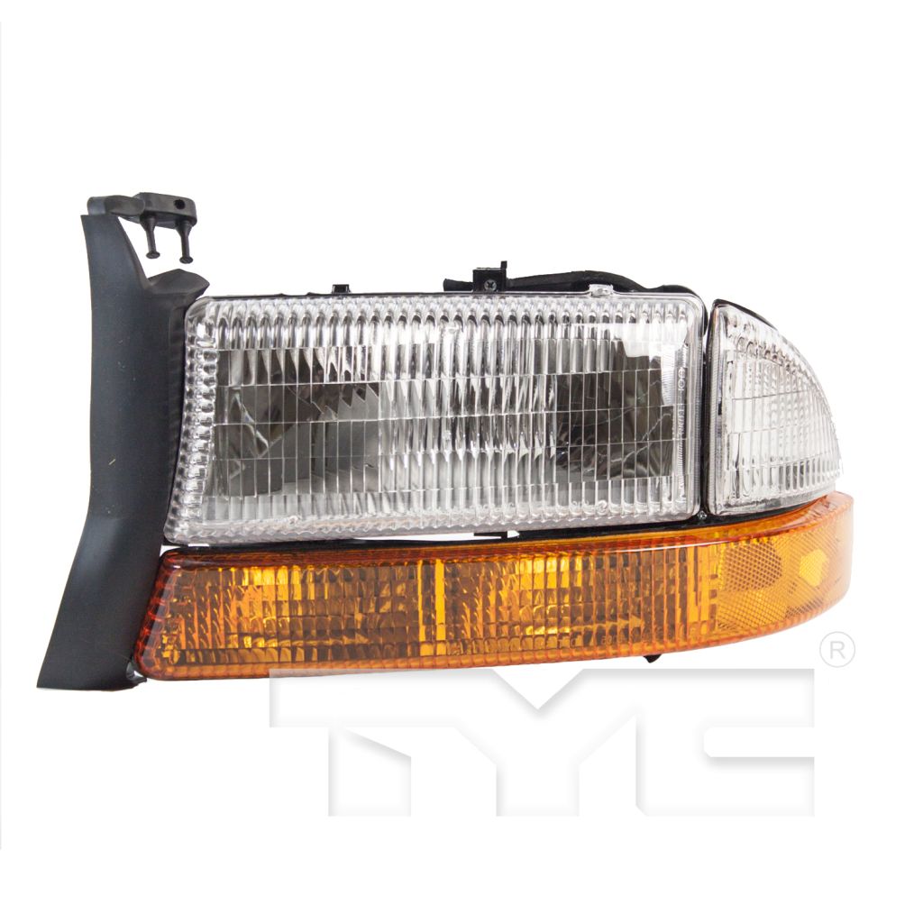 DODGE TRUCKS & VANS DURANGO HEAD/LAMP ASSEMBLY LEFT (Driver Side) (From:8-18-97)(W/P/L & C/L)(W/BKT) OEM#55055111AI 1998-2003 PL#CH2502122