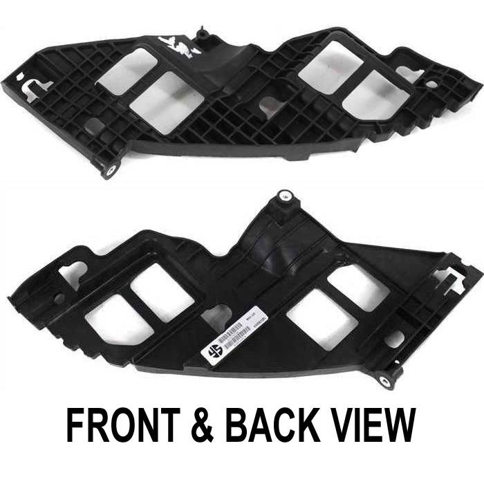 VOLKSWAGEN GOLF R (2/4DOORS) (Center Exhaust) FRONT BUMPER COVER GUIDE BRACKET LEFT (Driver Side) (INNER) OEM#5K0807227A 2012-2013 PL#VW1042102