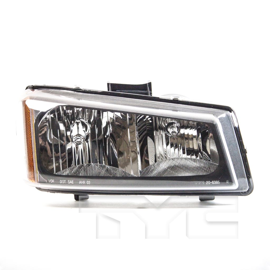 GM TRUCKS & VANS SILVERADO/PU (CHEVY) (07 OLD STYLE) HEAD LAMP ASSEMBLY RIGHT (Passenger Side) OEM#10396912 2003-2007 PL#GM2503257