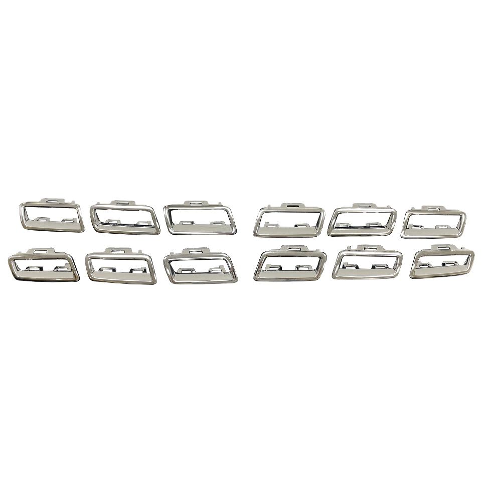 MERCEDES-BENZ GLA-CLASS GRILLE MLDG INSERT KIT CHROME (12pc)(GLA250) OEM#1568809101 2018-2020 PL#MB1210145