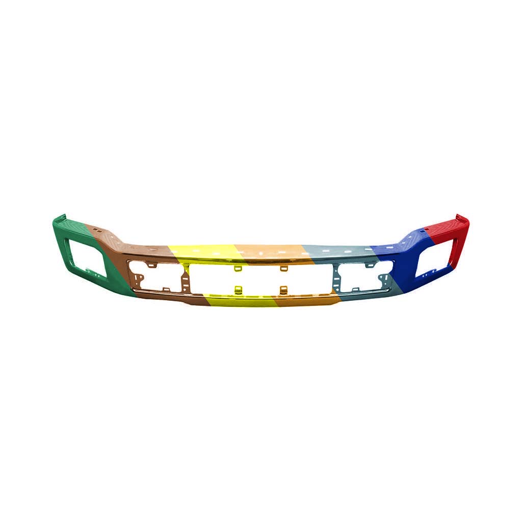 FORD TRUCKS & VANS FORD/PU (F150)(EXC RAPTOR) FRONT BUMPER CHROME (W/FOG) OEM#JL3Z17757A 2018-2020 PL#FO1002430