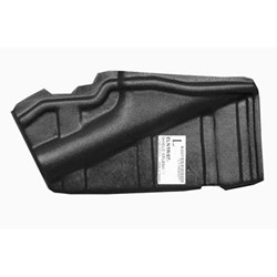 KIA FORTE5 HATCHBACK FRONT SIDE SPLASH SHIELD LEFT (Driver Side) (ENG UNDER CVR) OEM#291202H050 2011-2013 PL#HY1228118