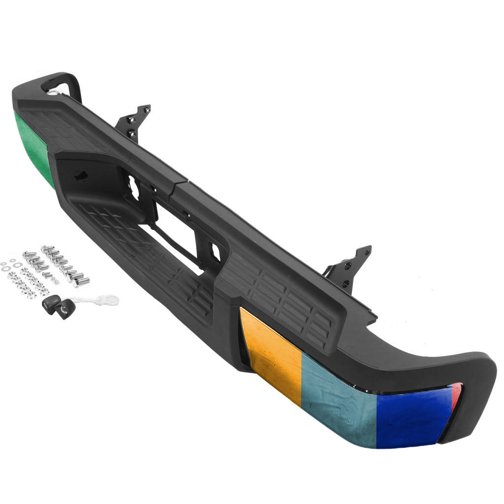 GM TRUCKS & VANS SIERRA/PU 2500/3500 (GMC) STEP BUMPER ASSEMBLY CHR(SINGLE REAR WHEEL) (WO/SENSOR) OEM#22932801 2011-2014 PL#GM1103164