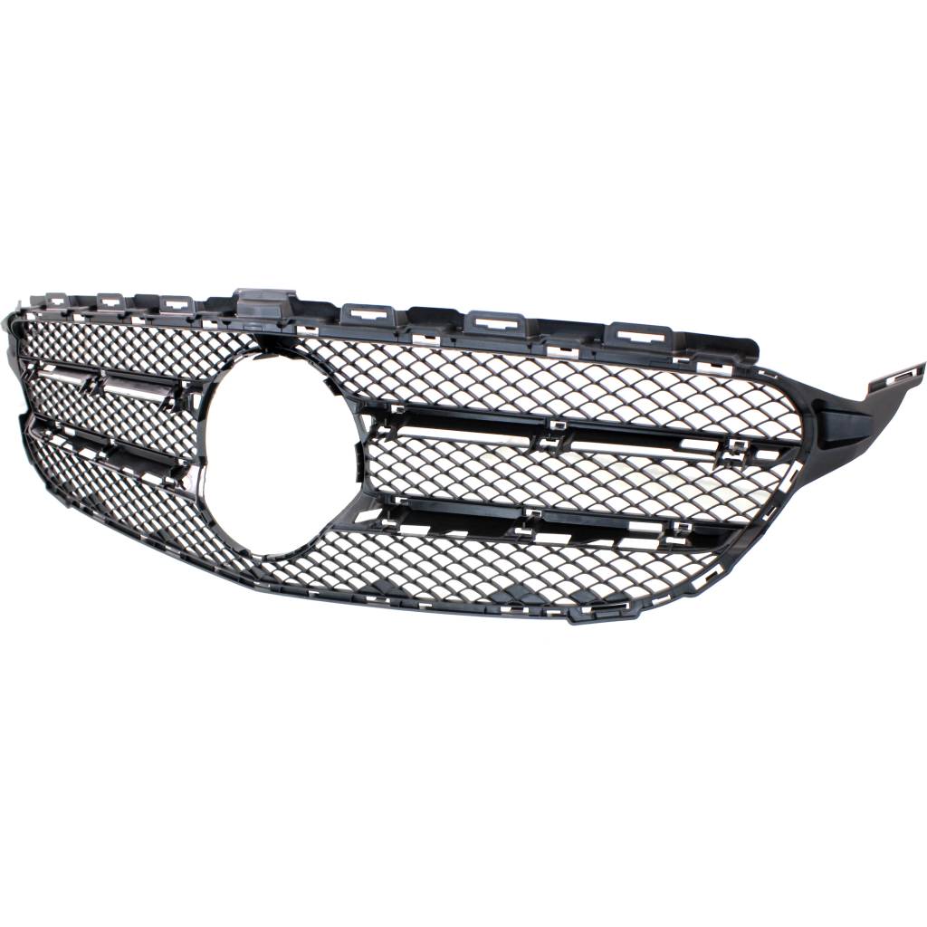 MERCEDES-BENZ C-CLASS SEDAN GRILLE BLACK (C300 BASE) (WO/SURROUND VIEW) OEM#2058880023 2015-2021 PL#MB1200172