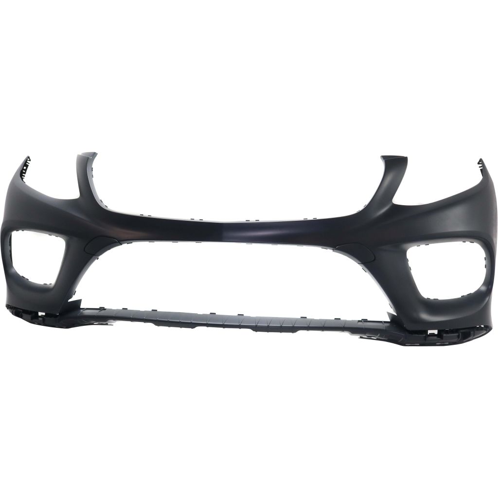 MERCEDES-BENZ GLE-CLASS SUV PLUG-IN (166) FRONT BUMPER COVER PRIMED (W/SPORT PKG)(WO/ACTIVE PK ASSIST)**CAPA** OEM#16688515389999 2016-2019 PL#MB1000497C