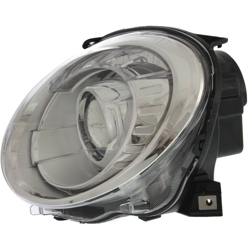 FIAT 500 2DOORS (FIAT) HEAD LAMP ASSY LEFT (Driver Side) (CHROME BEZEL)(PROJECTOR) OEM#5182429AE 2012-2019 PL#FI2502100
