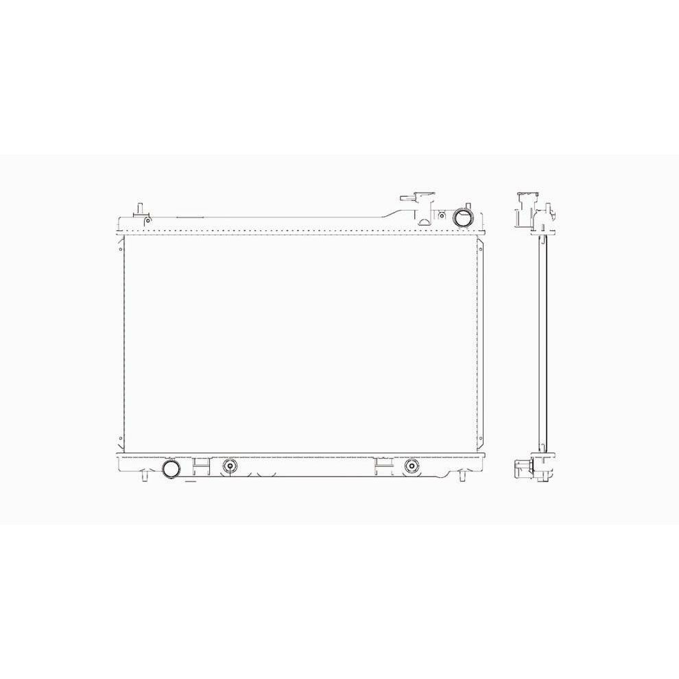 INFINITI FX35/FX45 RADIATOR 3.5/V6 A/T OEM#21460CM80B 2003-2008 PL#IN3010115