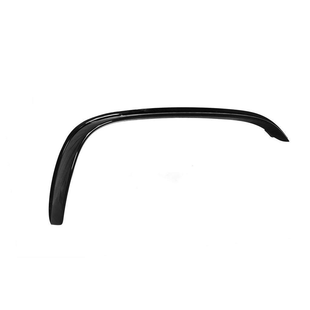 MERCEDES-BENZ E-CLASS SEDAN (213) FRONT BUMPER OUTER MLDG RIGHT (Passenger Side) BLACK (E63) OEM#2138859400 2018-2020 PL#MB1047154