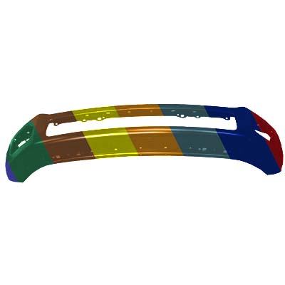FORD TRUCKS & VANS FORD/PU (F250/350/450) Super Duty FRONT BUMPER PTD (F250/F350)(F450 WO/BMP END CAP) OEM#BC3Z17757CPTM (P) 2011-2016 PL#FO1002417
