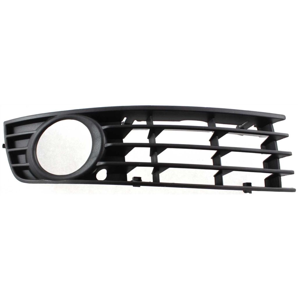 AUDI A4 SEDAN/WAGON (GEN 2) (1.8L/3.0L) FRONT BUMPER GRILLE RIGHT (Passenger Side) BLACK(OPEN VENT)(For part# 8132722) OEM#8E080768201C 2002-2005 PL#AU1039102