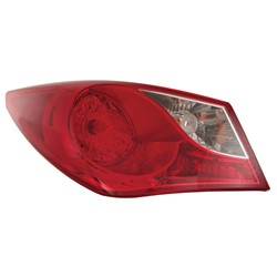 HYUNDAI SONATA TAIL LAMP ASSEMBLY LEFT (Driver Side) (WO/LED)**CAPA** OEM#924013Q000 2011-2014 PL#HY2804116C