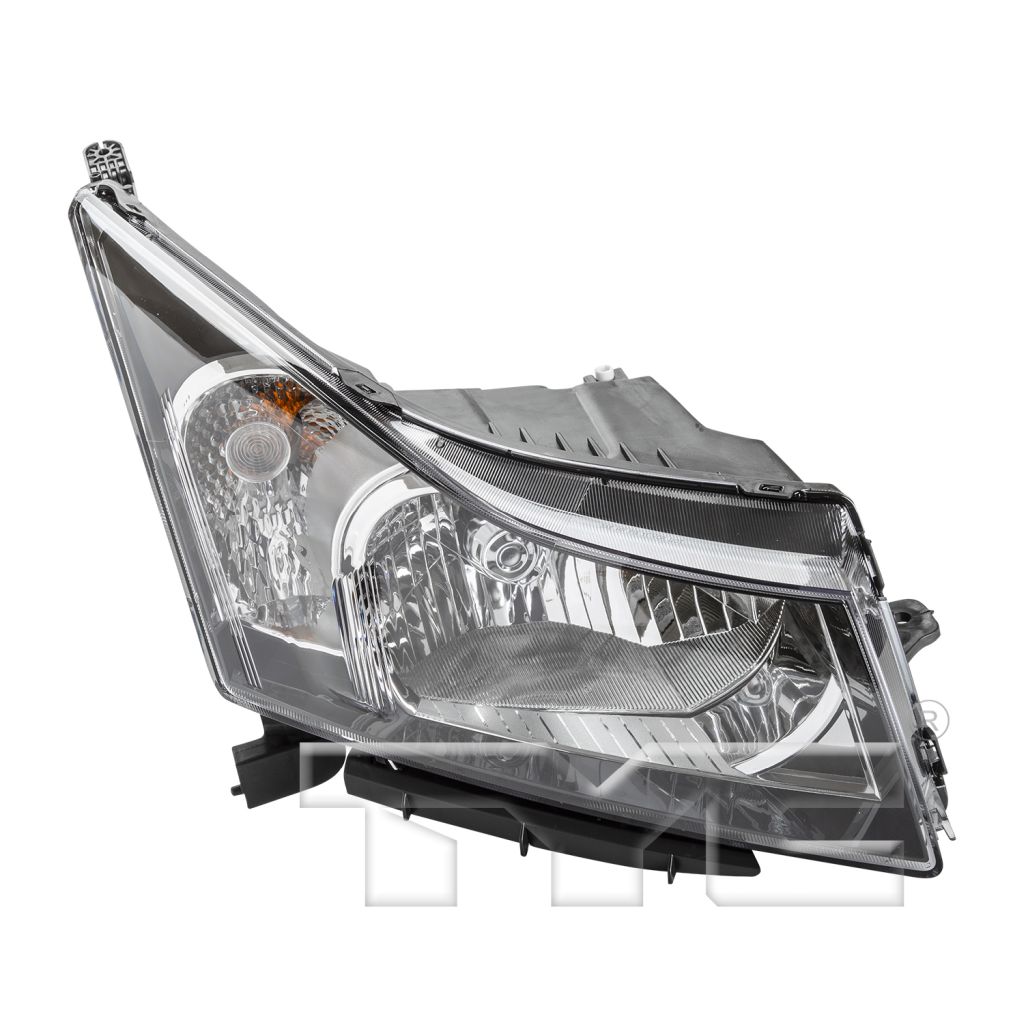 CHEVROLET CRUZE / CRUZE LIMITED HEAD LAMP ASSY RIGHT (Passenger Side) ( CHROME SIGNAL RING)**CAPA** OEM#95900042 2011-2012 PL#GM2503356C