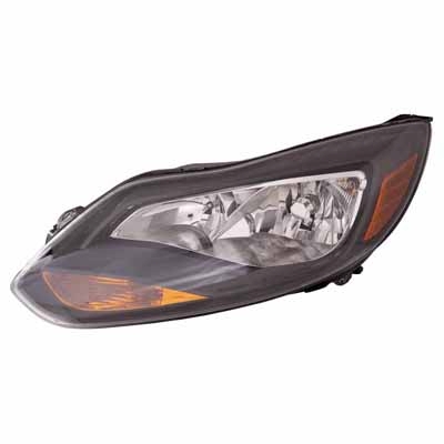 FORD FOCUS HATCHBACK/ST HEAD LAMP LEFT (Driver Side) (BLACK)(TITANIUM MDL) OEM#BM5Z13008M 2012-2014 PL#FO2502299