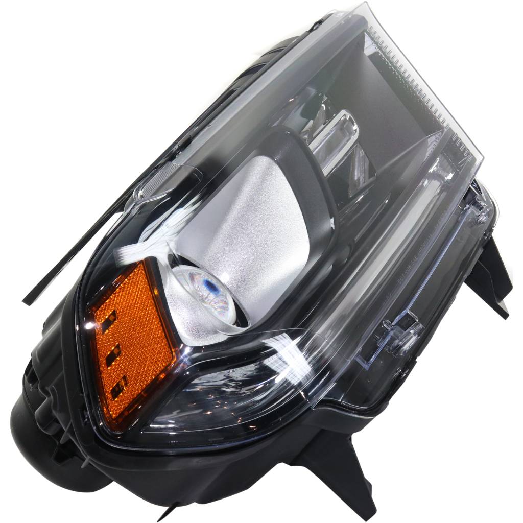 DODGE TRUCKS & VANS DURANGO HEAD LAMP ASSEMBLY RIGHT (Passenger Side) (HALOGEN)(WO/LED DRL)(BLK BEZEL)**CAPA** OEM#68184826AF 2014-2015 PL#CH2503255C
