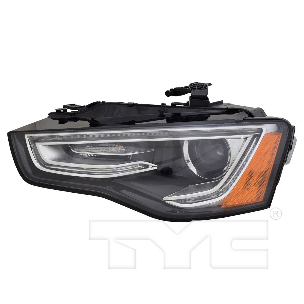 AUDI A4 SEDAN / WAGON HEAD LAMP UNIT LEFT (Driver Side) (XENON)(WO/CURVE LIGHT)(WO/BULBS&BALLAST)(FROM 5-5-12)**CAPA OEM#8T0941043E 2012-2016 PL#AU2502181C