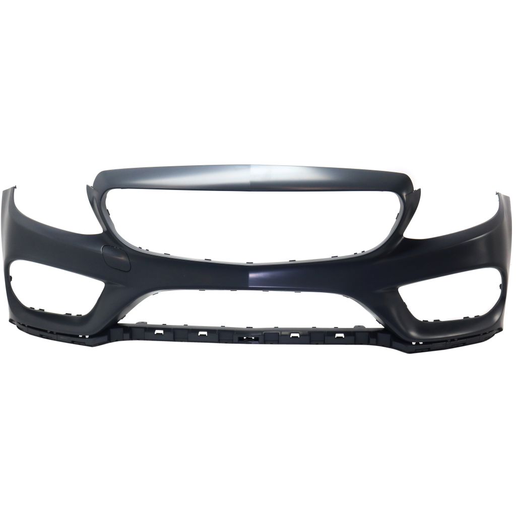 MERCEDES-BENZ C-CLASS CONV FRONT BUMPER COVER PRIMED (C300 W/ SPORT)(C43) WO/SENSOR WO/SURROUND VIEW OEM#2058801740649999 2017-2018 PL#MB1000477