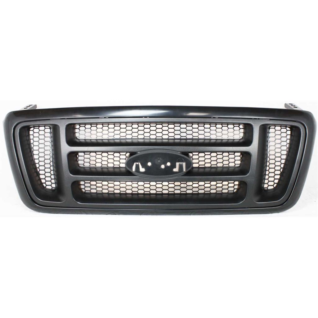 FORD TRUCKS & VANS FORD/PU (F150 EXC HERITAGE) GRILLE PTD FRAME/ BLACK BAR/BLACK HONEYCOMB (FX4/STX MDL) OEM#4L3Z8200BAPTM 2004-2008 PL#FO1200414