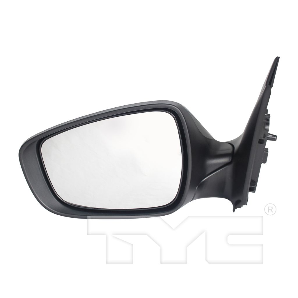HYUNDAI ACCENT SEDAN DOOR MIRROR LEFT (Driver Side) POWER/ NOT HEATED (WO/SIGNAL)(PTD CVR)(WO/BLIND SPOT MIRROR) OEM#876101R210 2012-2017 PL#HY1320180