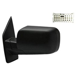 NISSAN(DATSUN) TITAN DOOR MIRROR RIGHT (Passenger Side) POWER/HEATED (TXT CVR)(W/O DUAL ARM)(PRO-4X) OEM#96301ZR60A 2008-2013 PL#NI1321214