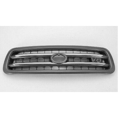 TOYOTA SEQUOIA GRILLE D. GRAY W/CHROME MLDG (LIMITED) OEM#531000C040C0 2001-2004 PL#TO1200243