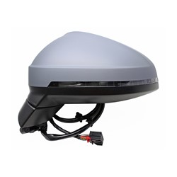 AUDI ALLROAD (A4)(WAGON) DOOR MIRROR LEFT (Driver Side) PWR/HTD/SIGNAL (WO/LANE DEPARTURE)(WO/AUTO DIMMING)(PTM) OEM#8W1857409T9B9-PFM 2017-2019 PL#AU1320135