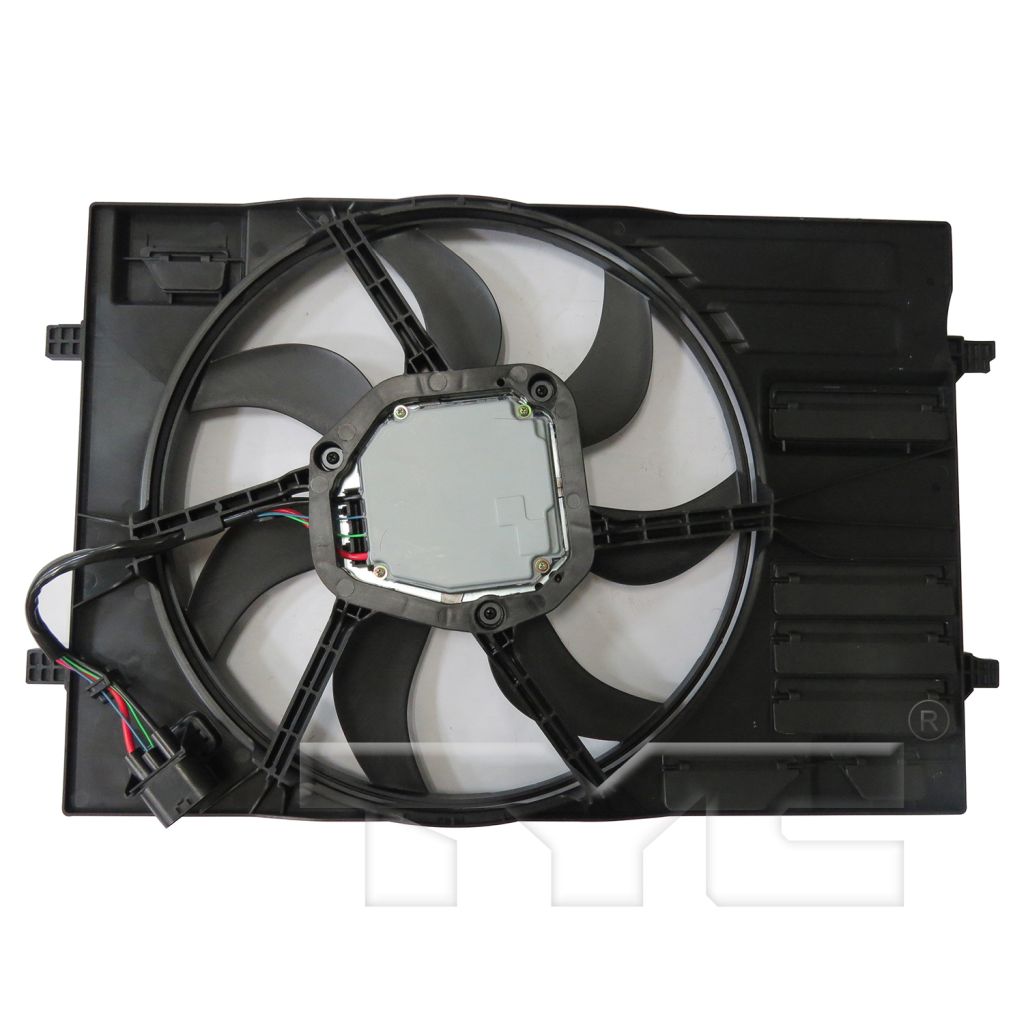 VOLKSWAGEN GOLF electric (e-GOLF) RADIATOR & A/C FAN ASSEMBLY (SINGLE FAN) OEM#5Q0121203CE 2015-2020 PL#AU3115116