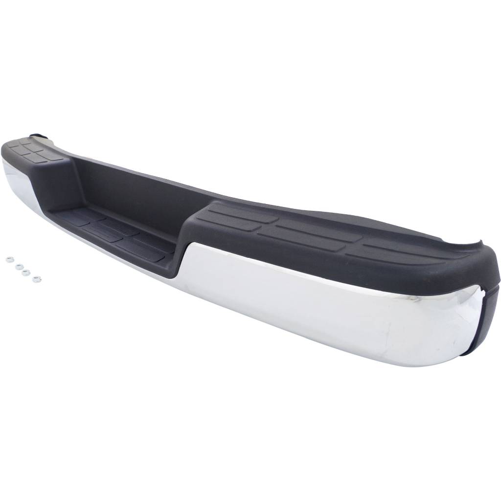 GM TRUCKS & VANS CHEVY/GMC/VAN(Express/Savana) STEP BUMPER ASSEMBLY CHROME (W/BLK PAD & BRKT)(WO/SENSOR) OEM#25962249 2003-2025 PL#GM1103142