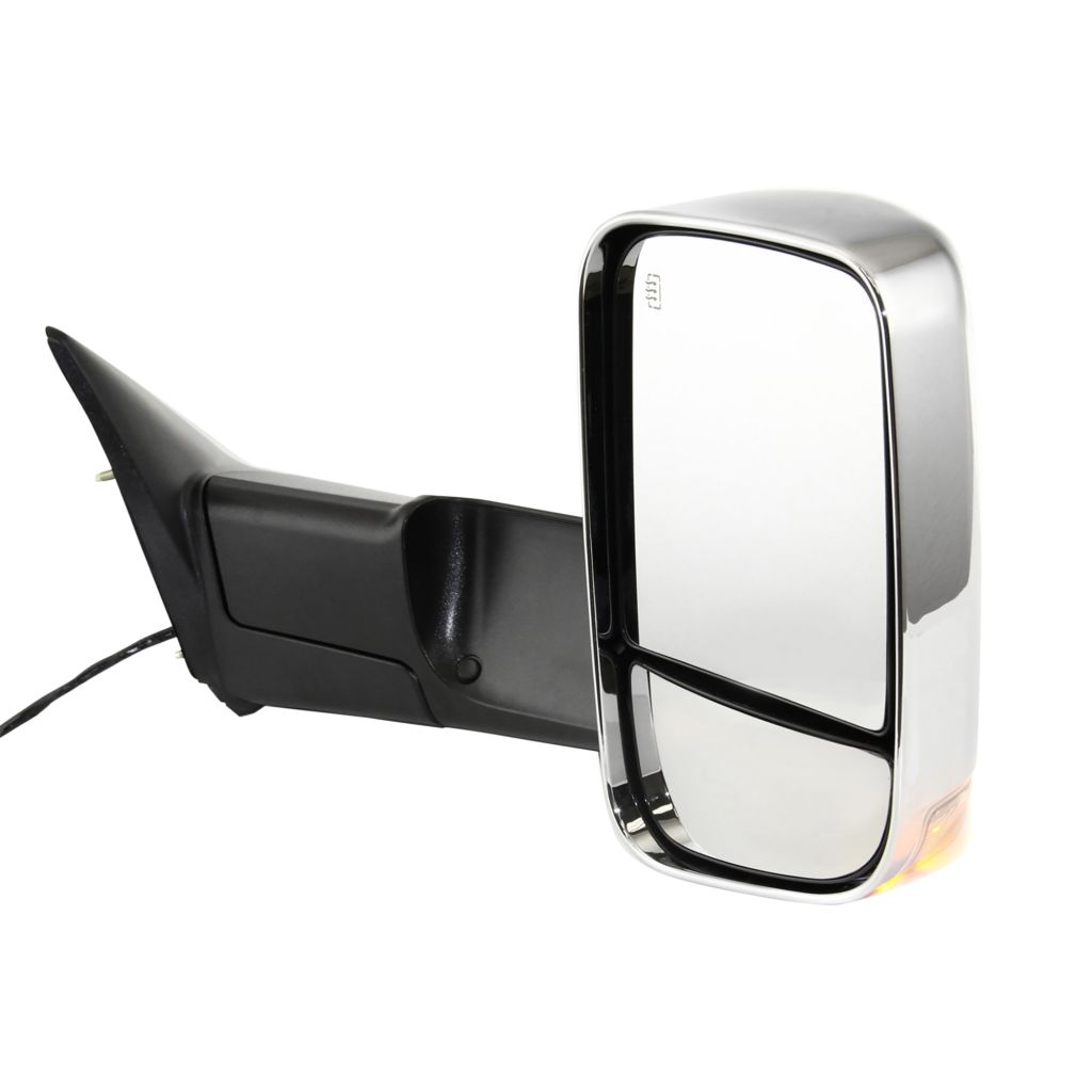 DODGE TRUCKS & VANS DODGE/PU (R2500/3500) DOOR MIRROR RIGHT (Passenger Side) PWR/HTD/SIGNAL/PUDDLE/MEMORY (DUAL GLASS)(CHR)(W/TOW PKG) OEM#68033734AL 2010-2011 PL#CH1321320