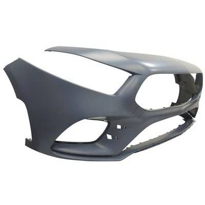 MERCEDES-BENZ A-CLASS SEDAN (177) FRONT BUMPER COVER PRIMED (WO/ACTIVE PARK ASSIST)(WO/CAMERA)(A220 W/AMG) OEM#1778802601649999 2019-2022 PL#MB1000602