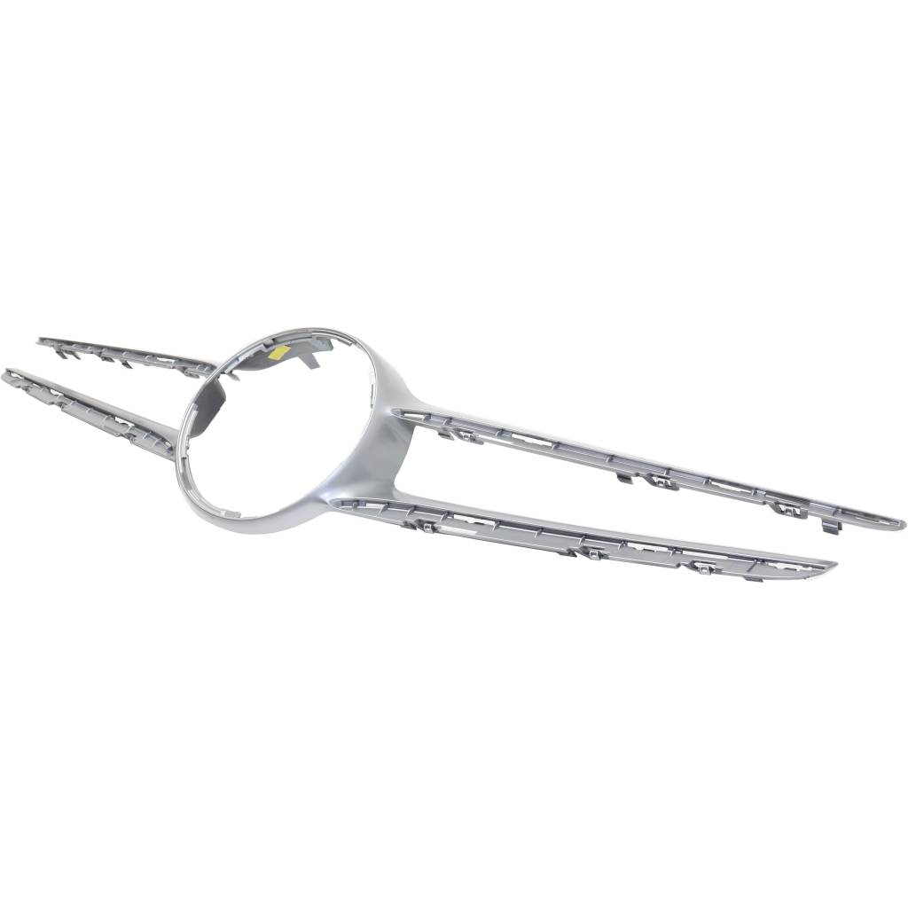 MERCEDES-BENZ C-CLASS SEDAN GRILLE CENTER MOLDING SILVER (C300 BASE)(W/DISTRONIC CRUISE)(W/ SURROUND VIEW) OEM#20588807609982 2015-2018 PL#MB1210116
