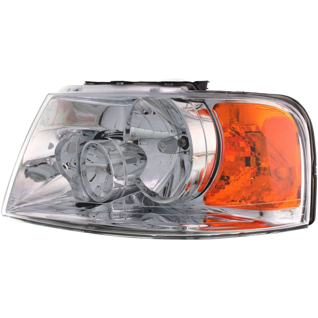FORD TRUCKS & VANS EXPEDITION HEAD LAMP ASSY LEFT (Driver Side) (CHROME) OEM#6L1Z13008BA 2003-2006 PL#FO2502181