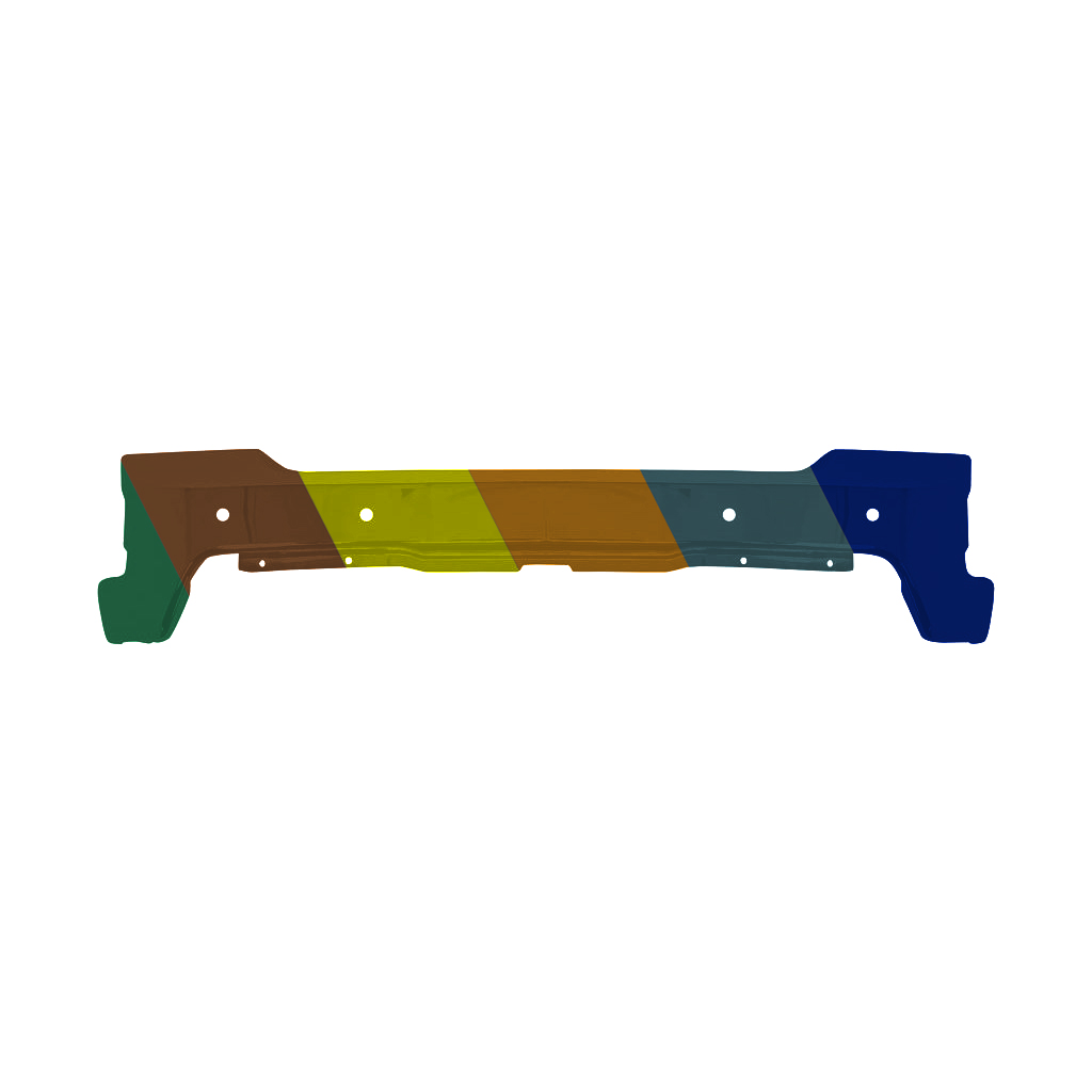 GM TRUCKS & VANS SILVERADO/PU 1500 (22 OLD STYLE) FRONT BUMPER PTD (W/SENSOR) OEM#84588806 2019-2022 PL#GM1002872